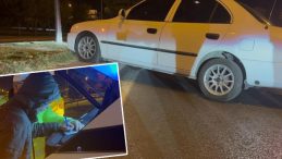 Direksiyon Başında Uyumak! Kaza Sonrası Hala Uyumakta Israr Etti