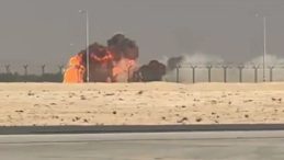 Dubai Hava Gösterisi'nde Hindistan'a Ait Savaş Uçağı Düştü: Pilot Hayatını Kaybetti