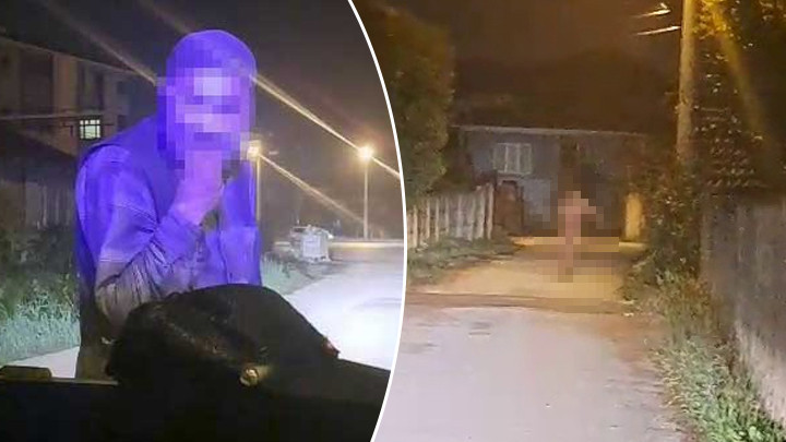 Düzce'de İlginç Olay: Dilenci, Zabıta İşlem Yaparken Aniden Soyunup Kaçtı