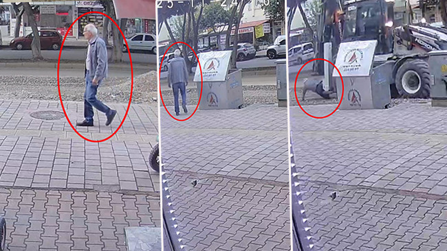 Ekmek Almaya Gitti, Hayatından Oldu! Kepçenin Altında Kalan Yaşlı Adamın Görüntüleri Ortaya Çıktı