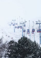 Erciyes Dağı beyaza b&uuml;r&uuml;nd&uuml;