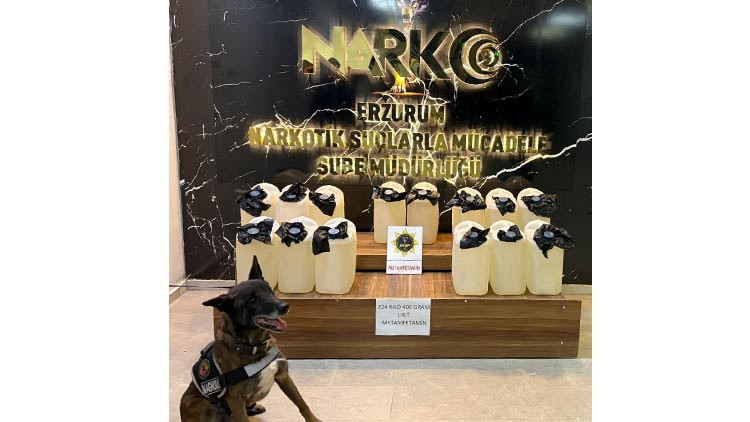 Erzurum'da Tırın Yakıt Deposunda 224 Litre Sentetik Uyuşturucu Ele Geçirildi