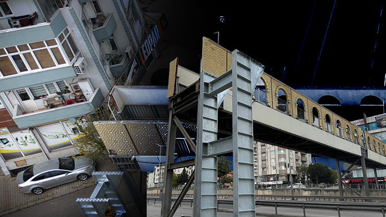 Evin İçine Göründüğü İçin Dava Açılmıştı: Üst Geçit İçin 1 Metrelik Taşınma Kararı