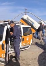 Freni Patlayan Tır, Ticari Taksiyi Bi&ccedil;ti! Feci Kazada 4 Kişi Hayatını Kaybetti, 1 Kişi Ağır Yaralı