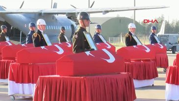 Gelişmeler… T&uuml;rkiye, kahraman şehitlerini sonsuzluğa uğurluyor… 20 şehit i&ccedil;in t&ouml;ren d&uuml;zenleniyor