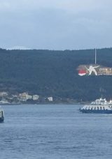 G&ouml;k&ccedil;eada ve Bozcaada Feribot Seferlerinde 'Fırtına' Engeli