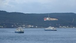 G&ouml;k&ccedil;eada ve Bozcaada Feribot Seferlerinde 'Fırtına' Engeli