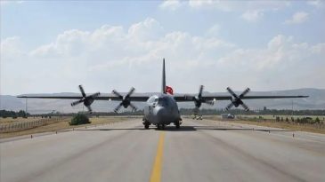 G&uuml;rcistan-Azerbaycan Sınırında D&uuml;şen Askeri Kargo U&ccedil;ağı İ&ccedil;in Sınır İllerine Ekip G&ouml;nderildi