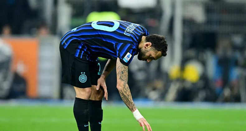 Hakan &Ccedil;alhanoğlu derbide kabusu yaşadı! Milan, Inter'i tek golle ge&ccedil;ti&hellip;