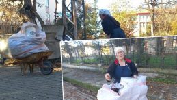 Her Sonbahar Tek Tek Topluyor: 60 Santim Derine G&ouml;m&uuml;yor! 'Benim Kafa B&ouml;yle Esiyor, B&ouml;yle Yapıyorum'