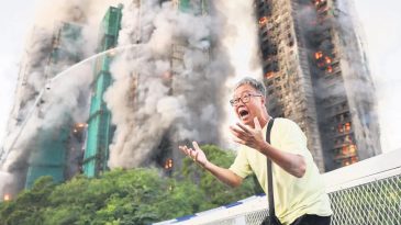 Hong Kong&rsquo;da Yangın Felaketi