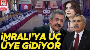 İmralı&rsquo;ya &Uuml;&ccedil; &Uuml;ye Gidiyor