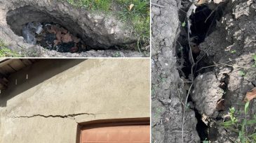 Isparta'da Tedirgin Edici Olay! Bah&ccedil;ede Obruklar Belirginleşti, Evde &Ccedil;atlaklar G&ouml;zlemlendi
