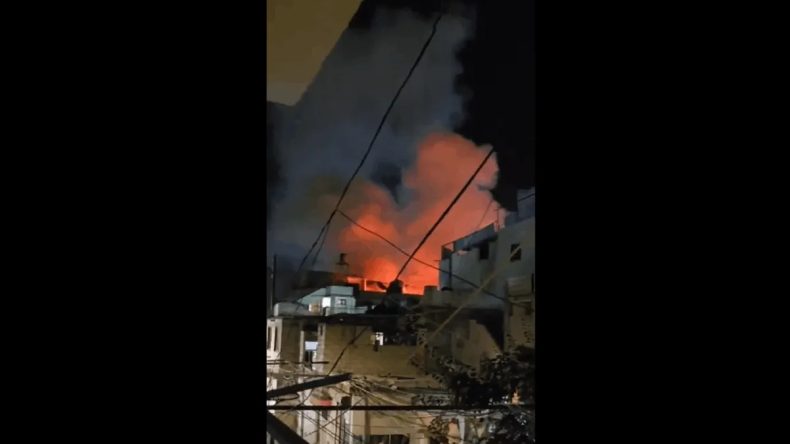 İsrail, L&uuml;bnan'ın G&uuml;neyinde Filistin M&uuml;lteci Kampına Saldırdı: 11 Kişi Hayatını Kaybetti, 4 Kişi Yaralandı!