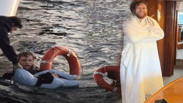 İstanbul Boğazı'nda Denize D&uuml;şen Turist Kadın Kurtarıldı