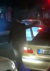 İstanbul'da 'konvoy' magandaları kamerada: Trafiği kesip eğlendiler!