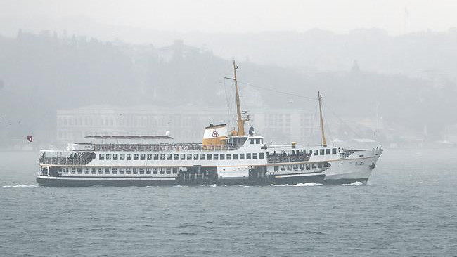 İstanbul'da Vapur Seferleri İptal Edildi