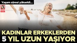 Kadınlar Erkeklerden 5 Yıl Daha Uzun Yaşıyor
