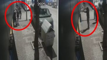Kaldırımdakilere 'kenara &ccedil;ekilin' deyip iş yerine pompalı t&uuml;fekle ateş a&ccedil;tı