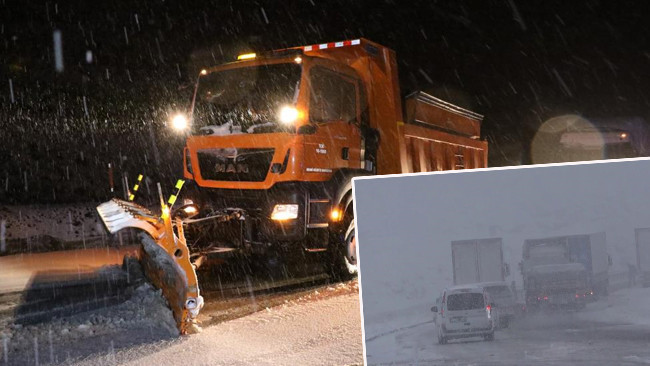 Kar Yağışı Başladı: Her Yer Beyaza Büründü