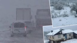 Kar Yağışı Etkili Oluyor: İstanbul'un Komşu İli Beyaza B&uuml;r&uuml;nd&uuml;!