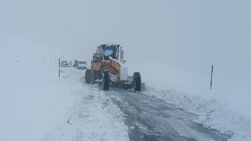 Kar Yağışı Etkisini G&ouml;sterdi! Kapanan 44 Yerleşim Yeri Yolu Ulaşıma A&ccedil;ıldı