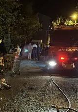 Karab&uuml;k'te Apartman Yangını İtfaiye Tarafından S&ouml;nd&uuml;r&uuml;ld&uuml;