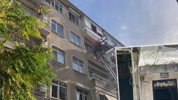 Kocaeli'de 5 Katlı Binada Endişe Yaratan Gelişme: Ekipler M&uuml;h&uuml;rledi