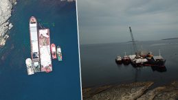 Kocaeli’de karaya oturmuştu: 2 bin 135 ton alçının tahliyesi için çalışma başlatıldı