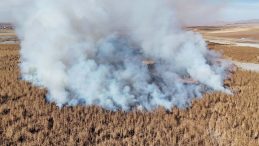 Konya G&ouml;k G&ouml;l&uuml;'ndeki Sazlık B&ouml;lgedeki Yangın İkinci G&uuml;n&uuml;nde