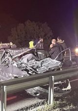 K&uuml;tahya'da otomobil, TIR&rsquo;ın altına girdi: 1 &ouml;l&uuml;