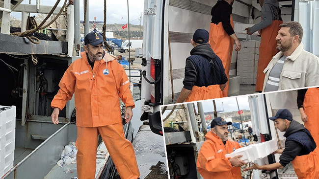 Marmara Denizi'nde Balık Çıkışı! Limanda Yoğunluk Oluştu