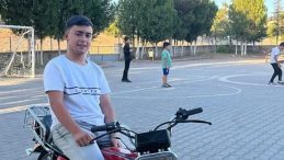 Motor tutkusu canına mal oldu