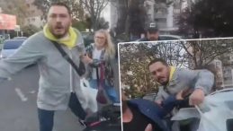 Motosikletliye Tekme Tokat Darp!