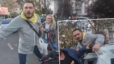 Motosikletliye Tekme Tokat Darp!