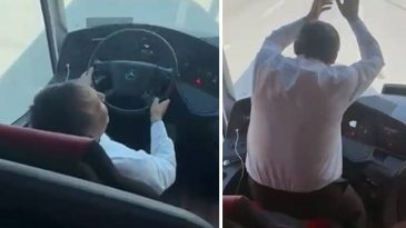 Otob&uuml;ste Yaşanan Olay &Uuml;zerine Polis Harekete Ge&ccedil;ti: Şof&ouml;re Ceza Verildi