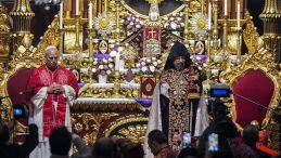 Papa 14. Leo'nun Kumkapı Meryem Ana Patriklik Kilisesi'nde Yer Alan Anlık G&ouml;r&uuml;nt&uuml;leri