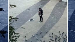 Saat 09.05'te Duygulandıran Anlar: Çevredeki Vatandaşlar Kayda Aldı