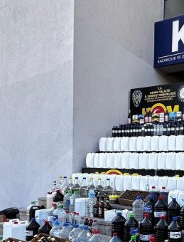 Sahte Alkol Baskınında 16 Gözaltı