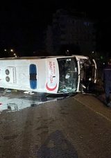 Samsun'da Feci Kaza: Otomobille Hasta Taşıyan Ambulans &Ccedil;arpıştı: 5 Yaralı