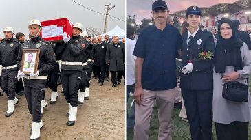 Şehit Polis Memuru Hatice &Uuml;nal, Son Yolculuğuna Uğurlandı