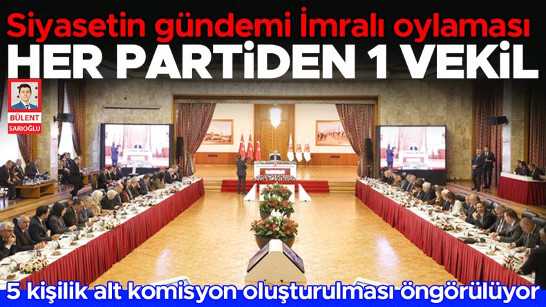 Siyasetin Gündemi İmralı Oylaması