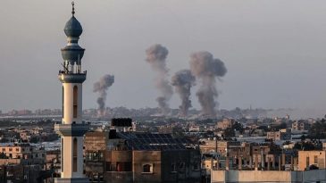 Siyonist İsrail Gazze Şeridi'ni Yeniden Bombardıman Etti: 1 Filistinli Hayatını Kaybetti