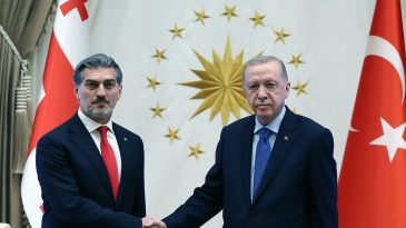 SON DAKİKA | Başkan Erdoğan, G&uuml;rcistan Cumhurbaşkanı Kavelashvili ile bir araya geldi