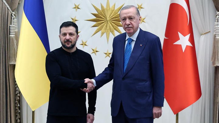 Son Dakika: Cumhurbaşkanı Erdoğan ve Zelenski Görüşmesi Başladı