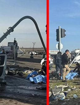 SON DAKİKA: Diyarbakır'da feci kaza! TIR, iki aracı biçti: 4 ölü, 1 yaralı! O anlar kamerada