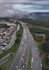 SON DAKİKA | İstanbul'da trafik yine kilit! Akşam saatlerinde yoğunluk y&uuml;zde 89'a ulaştı