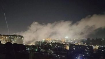 SON DAKİKA | Suriye&rsquo;de b&uuml;y&uuml;k patlama: Şam'da korkutan anlar!