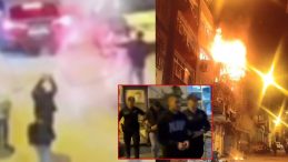 SON DAKİKA&hellip; İstanbul Beyoğlu&rsquo;ndaki Kız İsteme T&ouml;reninde Paniğe Neden Olan Yangın!