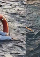 SON DAKİKA&hellip; İstanbul Boğazı'nda hareketli anlar: Denize d&uuml;şen gen&ccedil; kadını kurtarmak i&ccedil;in seferber oldular!